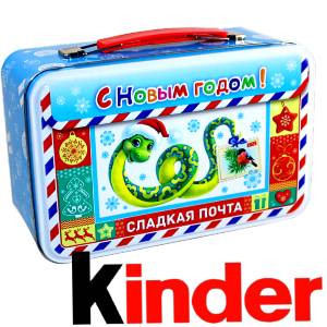 Сладкий подарок на Новый Год в картонной упаковке весом 430 грамм по цене 2136 руб в Димитровограде